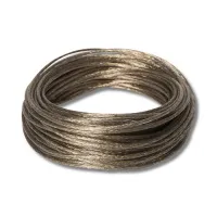 Металлополимерный трос на основе лат.каната с пок. ПВХ d. 5 мм в отр. по  50 м