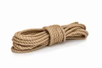 Канат джутовый ДТ тросовой свивки d.   6 мм в отрезках по 30 м