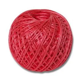 Шпагат полипропиленовый ПП 800 текс в боб. по 60 м красный в шт.